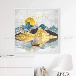 Tableau Toile Art Des Mers Et Bateaux IP-03477