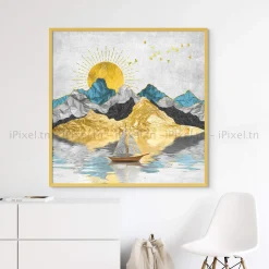Tableau Toile Art Des Mers Et Bateaux IP-03477