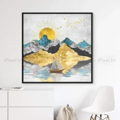 Tableau Toile Art Des Mers Et Bateaux IP-03477