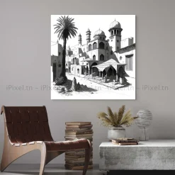 Tableau Toile Art Architecturale IP-03482
