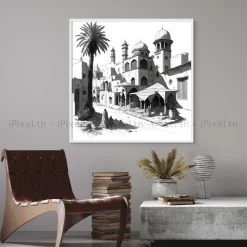 Tableau Toile Art Architecturale IP-03482