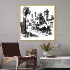 Tableau Toile Art Architecturale IP-03482