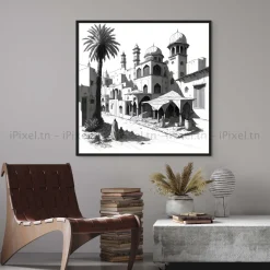 Tableau Toile Art Architecturale IP-03482