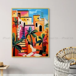 Tableau Toile Art Architecturale IP-03499