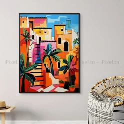 Tableau Toile Art Architecturale IP-03499