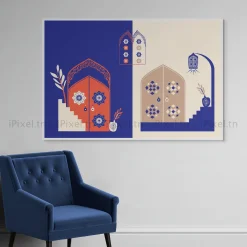 Tableau Toile Art Architecturale IP-03512