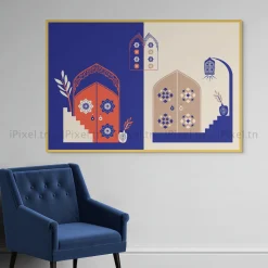 Tableau Toile Art Architecturale IP-03512