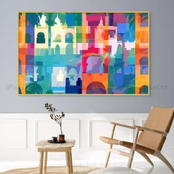 Tableau Toile Art Architecturale IP-03587