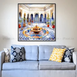 Tableau Toile Art Architecturale IP-03604